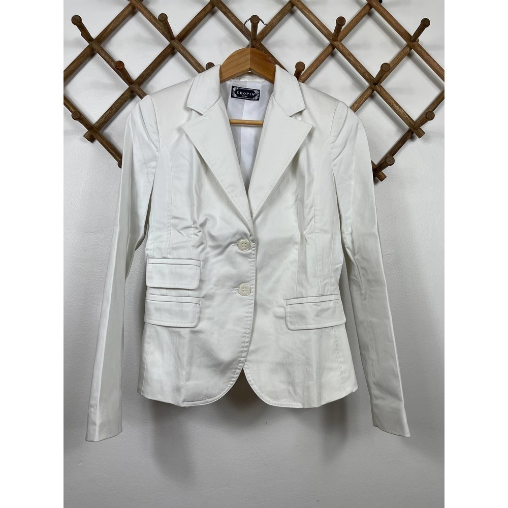Chopin Roma Jacket in White Size IT 44
